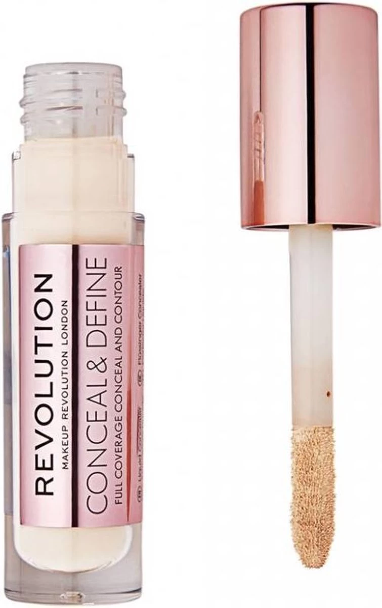 Makeup Revolution - Conceal & Define Concealer C1 5 Makeup Revolution - Conceal & Define Concealer C1 - Afbeelding 3