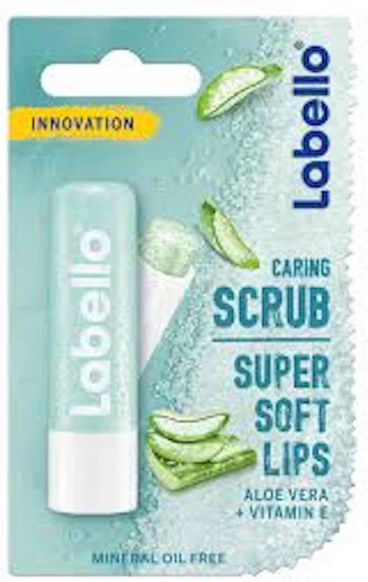 Labello Verzorgende Lipscrub Aloe Vera - Verzorgende Carin Scrub Balsem