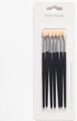 Wynie - 7 Stuks Oogschaduw Applicator - 12 Cm Lang - In 1 Blisterverpakking