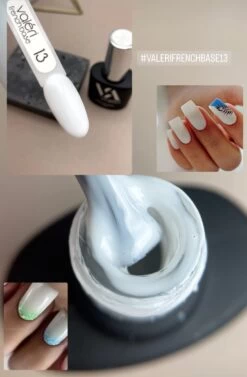 Valeri - BIAB - French Base - #13 - Nude - Milky White - 12 Ml