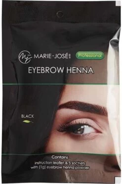 Henna Wenkbrauwverf Zwart | Henna Brows |Geschikt Voor Minstens 25 Toepassingen