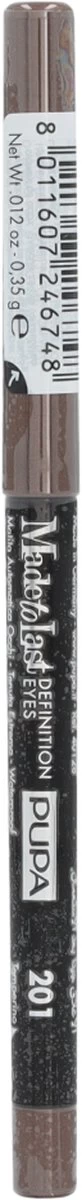 Pupa Milano Made To Last Definition Eyes Oogpotlood - 201 Bon Ton Brown 8 Pupa Milano Made To Last Definition Eyes Oogpotlood - 201 Bon Ton Brown - Afbeelding 6