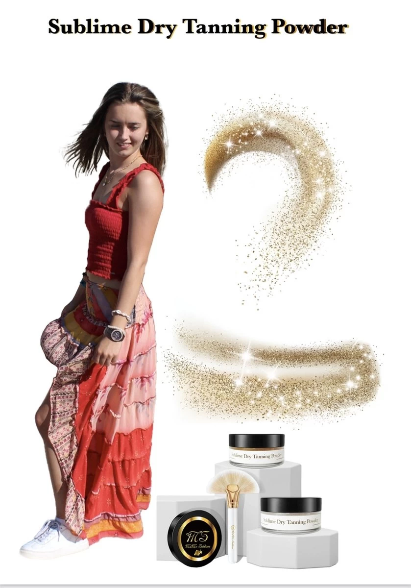 MaMo Subliem - Sublime Dry Tanning Powder - Medium - Baking Powder - Finishing Powder - Met Optie Shimmer - Tanning - Poeder - Spraytan - Glow - Grapes - Visagisten - Finishing Powder - Selftanning Powder - Na Zonnebrand Creme - Foundation - Make-up 7 MaMo Subliem - Sublime Dry Tanning Powder - Medium - Baking Powder - Finishing Powder - Met Optie Shimmer - Tanning - Poeder - Spraytan - Glow - Grapes - Visagisten - Finishing Powder - Selftanning Powder - Na Zonnebrand Creme - Foundation - Make-up - Afbeelding 5