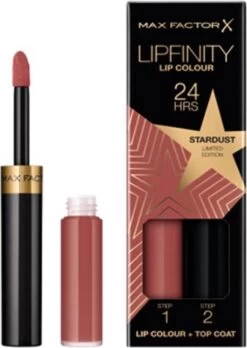 Max Factor Lipfinity Rising Stars Lippenstift - 082 Stardust Lipstick -Mooi Leven 851x1200