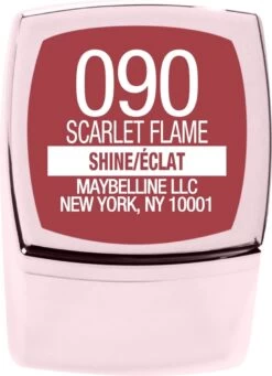 Maybelline Color Sensational Shine Compulsion Lippenstift - 90 Scarlet Flame -Mooi Leven 868x1200 3