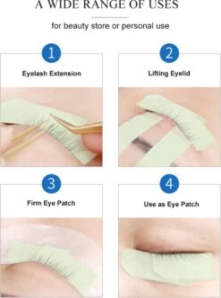 Lashes & More - Wimpertape - Wit - Wimperextensions - Wimper Tape - Beautytape - Medische Tape - Wimper Tool - Hyperallergeen - Huidvriendelijk – Tape – Non Wooven Tape -Mooi Leven 894x1200 2