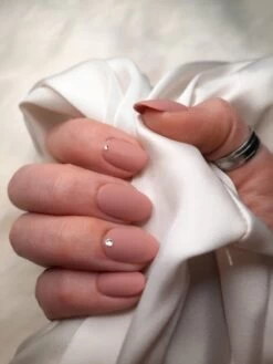 SD Press On Nails - B-Series - Plaknagels - Gelnagels - Handgemaakt - 20 Stuks - B40 - Nude Nagels - Matte Nagels - Nepnagels Met Lijm - Korter Rond - Accessoires - Nagelstudio - Gellak - Nageltips - Nagelset - Nail Art -Mooi Leven 900x1200 37