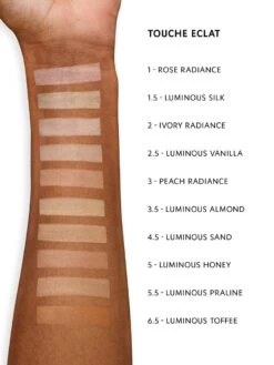 Yves Saint Laurent Touche Éclat Concealer - 2.5 Luminous Vanilla - Concealer - 2,5 Ml -Mooi Leven 900x1200 4