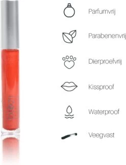 Blèzi® Lip Fix 45 Breezy Red - Lipstick - Lippenstift Langhoudend - Rood Oranje -Mooi Leven 916x1200