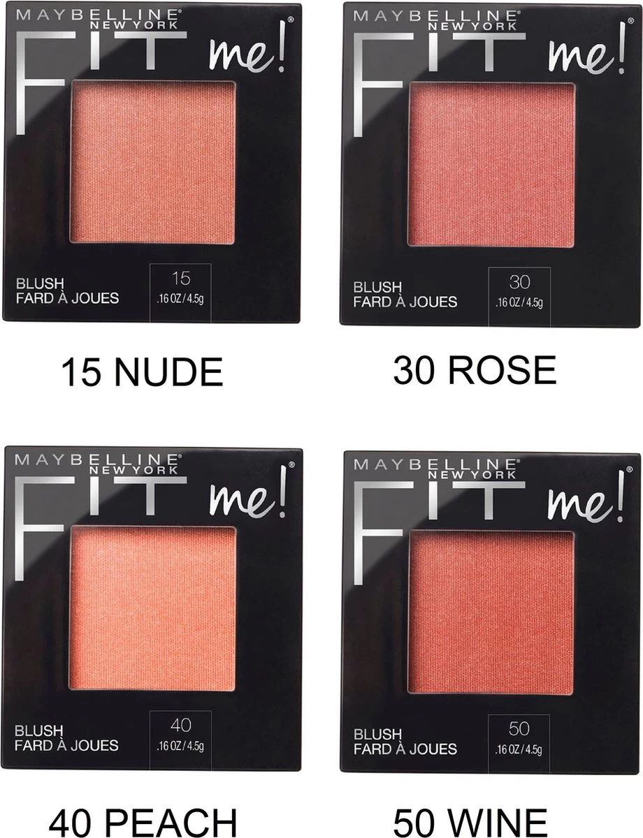 Maybelline Fit Me Blush - 40 Peach - Oranje - Natuurlijk Ogende Rouge 12 Maybelline Fit Me Blush - 40 Peach - Oranje - Natuurlijk Ogende Rouge - Afbeelding 10