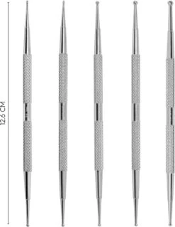 YUBBI™ 5 Delige Nail Art Dotting Tool Set - Nagellak Acryl Penselen - Dubbelzijdig - RVS - 10 Maten -Mooi Leven 930x1200 8