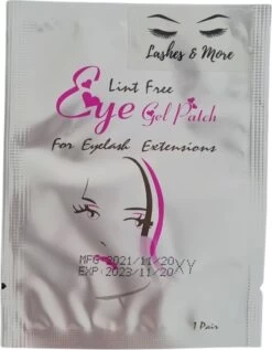 Merkloos EyePads - 100 Stuks - Oogkussens - Wimperextensions - Make Up - Gel Pads - Wimper Sticker - Lashes - Groot - 50 Paar -Mooi Leven 934x1200 2