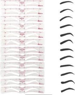 DW4Trading Wenkbrauw Sjabloon - Luxe Uitvoering - 12 Stuks 13 DW4Trading Wenkbrauw Sjabloon - Luxe Uitvoering - 12 Stuks -Mooi Leven 946x1200 2