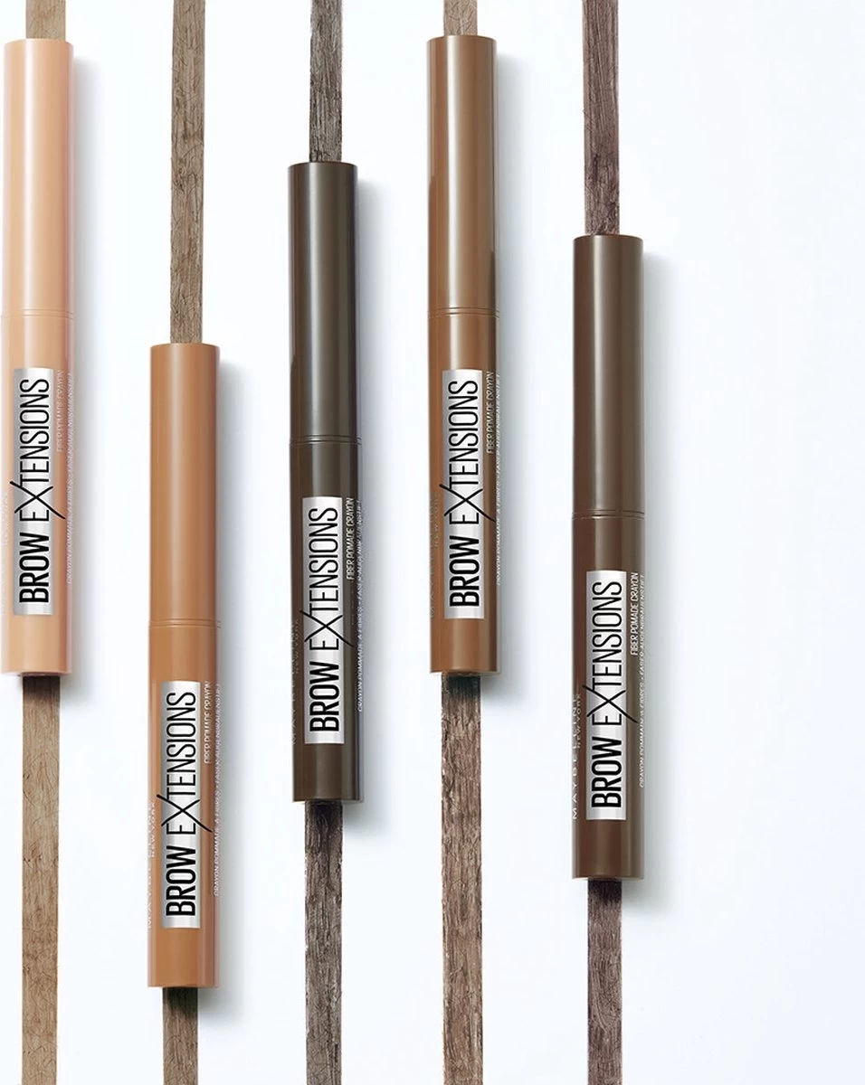 Maybelline Brow Extensions - 06 Deep Brown - Bruin Wenkbrauwpotlood - 10.5 Gr 6 Maybelline Brow Extensions - 06 Deep Brown - Bruin Wenkbrauwpotlood - 10.5 Gr - Afbeelding 4