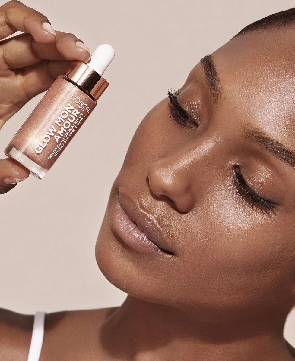 L'Oréal Paris Glow Mon Amour Highlighter Drops - 02 Loving Peach 10 L'Oréal Paris Glow Mon Amour Highlighter Drops - 02 Loving Peach - Afbeelding 8
